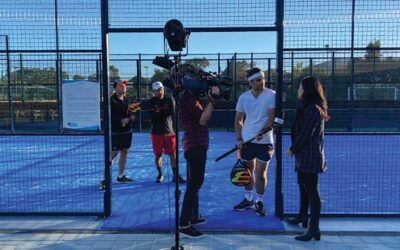 Channel 9 showed the benefits of playing padel
