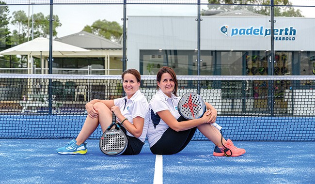 Padel arrived in Perth thanks to 2 Spanish women