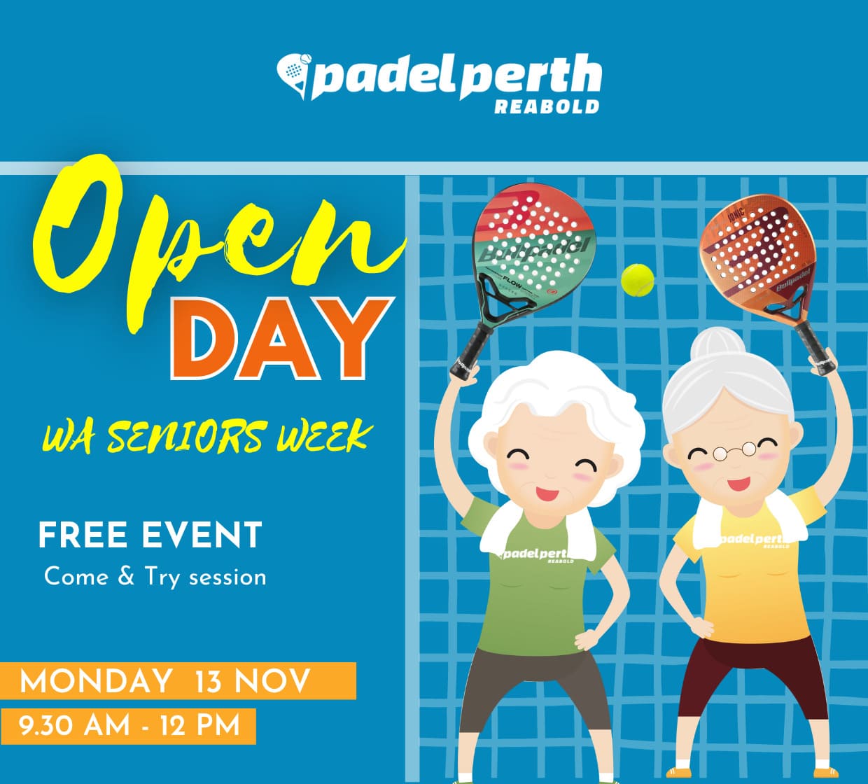 Padel Perth Open Day