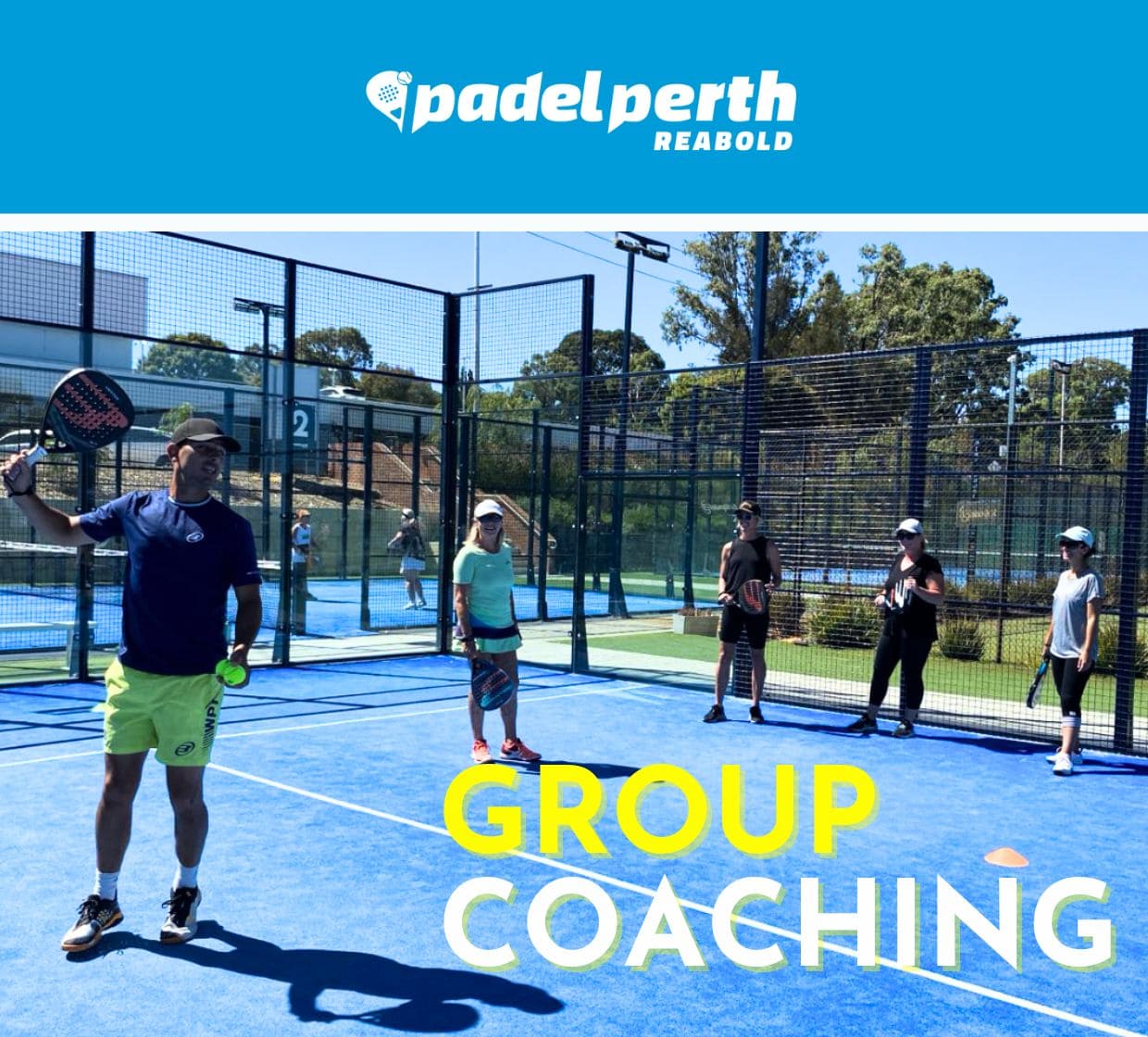 Group Coaching - Play Padel Perth